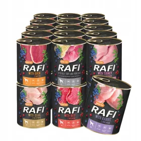  Dolina Noteci Rafi Mix de arome 30 x 800 g pentru caini