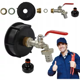  IBC robinet IBC NUT 3" 3 INCI 99 mm robinet SUPPA
