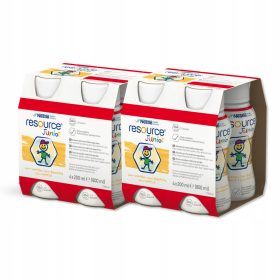   Resource Junior pentru Copii - Dieta Lichidă Nutritivă, Gust de Vanilie (2 x 4 butelci)