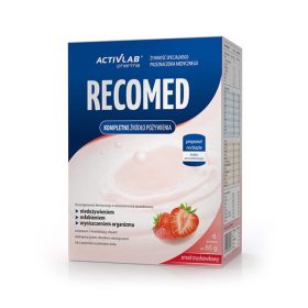   RecoMed - Aliment Medical Special, Sursă Completă de Nutrienți, Gust de Căpșună