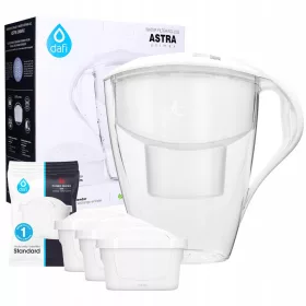    DAFI ASTRA UNIMAX 3L ulcior cu filtru alb + 3 filtre Dafi 3l alb