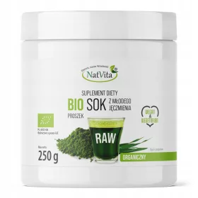   Pudră din Suc de Orz Tânăr BIO NatVita 250g - Produs Ecologic și Vegan