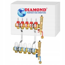    DISTRIBUITOR INCALZIRE IN PARDOSEALA, 5 CIRCUITE, ALAMA DIAMANT