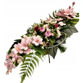 Aranjament Floral Decorativ în Vas Rotund Încărcat