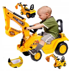    EXCAVATOR JEDZIK MARE | LINGURĂ MOBILĂ 25 KG + OLIȚĂ | Cadou pentru un copil |