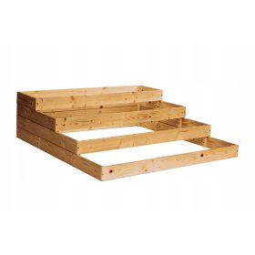  Mini seră 122 cm x 118 cm lemn