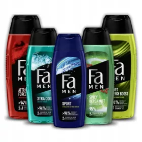    Gel de duș Fa Men Xtracool, xtreme, activ, bergamot, attraction MIX