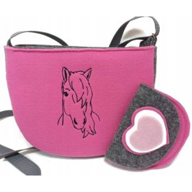   Geanta copii Tomasz Siekański Nuante de roz, Nuante de gri si argintiu, Multicolor