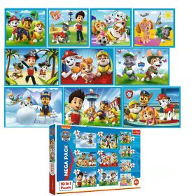    Puzzle Trefl 10 în 1 329 piese Echipa de încredere Paw Patrol 96001
