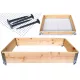  Ghiveci plastill lemn 80 cm x 60 x 20 cm