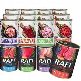  Rafi mancare umeda carne de vita 0,4 kg