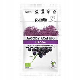    PURELLA Fructe de Acai BIO. Pierdere în greutate. Potasiu + Vitamina A, piele sanatoasa 21g