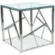 Masuta de cafea Signal, mese patrate si banci, 55 x 55 x 55 cm, metal