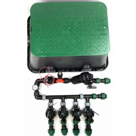    Intrare sistem, filtru de apă, supapă solenoidală principală,