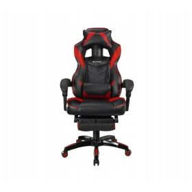    Scaun gaming Tracer MASTERPLAYER TRAINN46336, piele ecologica neagra si rosie