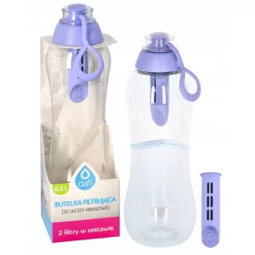  Flacon filtrant Dafi Soft + 2 filtre 0,5 l, violet