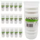 Set de 15 Lumânări Cilindrice Agnes A-3 cu Parafină de Înaltă Calitate - Include Bonus Gratuit