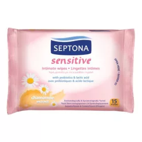    Servetele igienice parfumate Septona Intimate Hygiene Wipes 15 straturi. 15 buc.