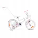  Bicicleta pentru copii SIrox Rainbow White Mint, roata alba de 16".