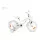  Bicicleta pentru copii SIrox Rainbow White Pink, roata alba de 16".