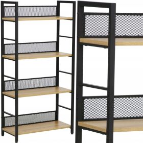    Bibliotecă Signal Rafturi 60 cm x 121 cm x 28 cm, stejar natural