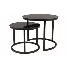  Masa rotunda Signal Atlanta 53 x 53 x 45cm neagra