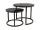 Masa rotunda Signal Atlanta 53 x 53 x 45cm neagra