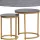  Masuta de cafea rotunda Signal HOLACMAZL 45 x 45 x 48cm neagra