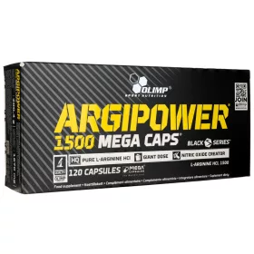   Olimp Labs ArgiPower 1500 Mega Caps - Supliment cu L-arginină, 120 capsule