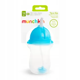  Pahar Munchkin cu paie 207ml verde