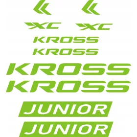  Autocolante KROSS JUNIOR XC pentru fete/baieti