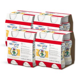   Resource Junior - Nutriție Completă pentru Copii, 16 Bidoane cu Aromă de Vanilie, 200ml