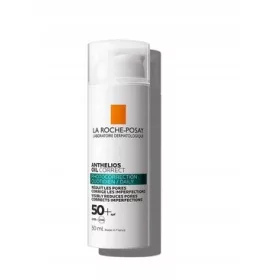   Gel-Crem Anthelios Oil Correct SPF50+ pentru Protecție Solară și Matifiere
