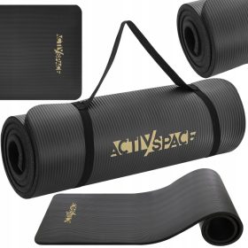  Covoraș de exerciții Activ/Space 183 cm x 61 cm negru