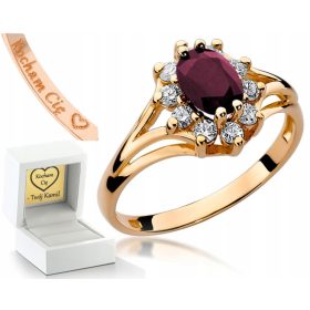  INEL AUR ROSE RUBY GRAVARE DIAMANTE 585