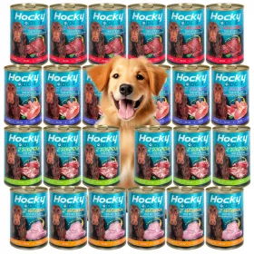  24× Hocky amestec de alimente umede de arome 9,6 kg