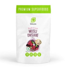    MUSLI FĂRĂ GLUTEN INTENSON CU CHIA 200G SURSA DE VITAMINE ȘI FIBRE MINERALE