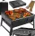  Gratar cu carbuni GRIL TURISTICO 35 x 27 cm Camping Portabil Pliabil