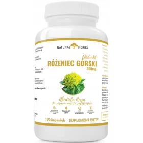   Supliment Natural Rhodiola Rosea cu Roinița de Munte, 120 Capsule - Adaptogen Eficace