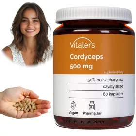   Supliment Vitaler's Cordyceps 500 mg - 60 Capsule pentru Vitalitate și Imunitate