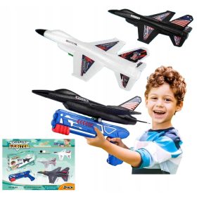  AVION STYROFOAM + LANSATOR Set de 2, MARE