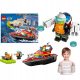  BARCA DE POMPIER LEGO CITY + BARCA MOTOR NAVA JETPAC