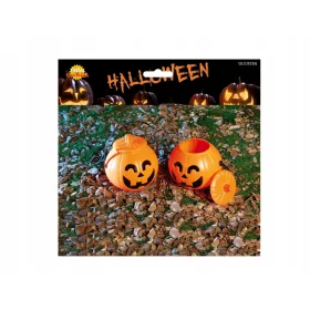  Găleată dovleac de Halloween 17 cm - 1 buc.