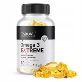   Omega 3 Extreme OstroVit, 90 capsule – Supliment pentru sănătatea inimii și creierului