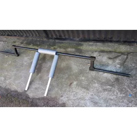  Gât ușor rupt bară netedă ghemuit 200 cm / 28 mm