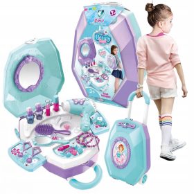   Masa de toaleta pentru copii Sferabawek Masa de toaleta pe roti cosmetice
