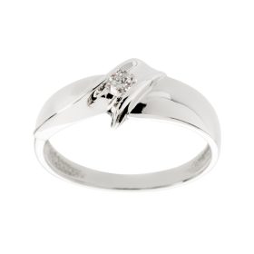  INEL AUR ALB 585 cu DIAMANT 0,08 ct