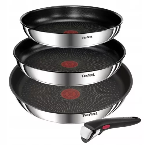 Set de tigăi Tefal Ingenio Emotion 22, 24 și 28 cm cu mâner