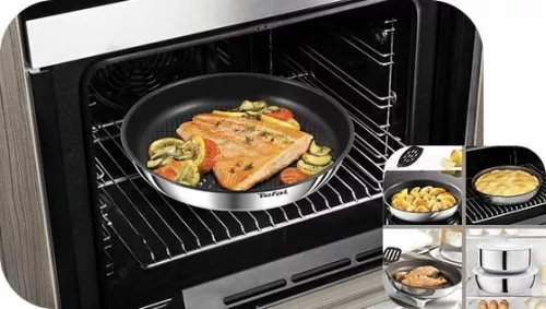 Set de tigăi Tefal Ingenio Emotion 22, 24 și 28 cm cu mâner