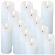 Set de 12 Lumânări LED cu Efect de Flacără pentru Lanterne și Decor